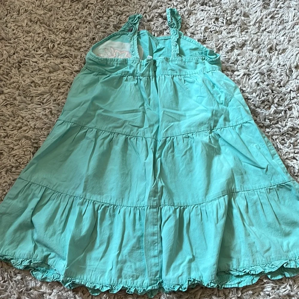 2009 Gymboree “Jungle Gem” Tropical Flower Tiered Ruffle Dress, Size 4T